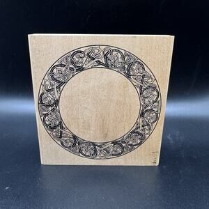 JudiKins 2475J Celtic Circle Round Rubber Stamp